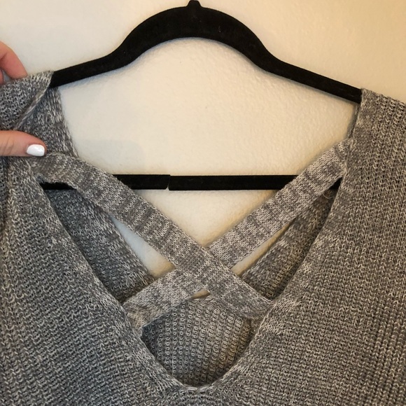 grey cable knit sweater - Picture 3 of 3